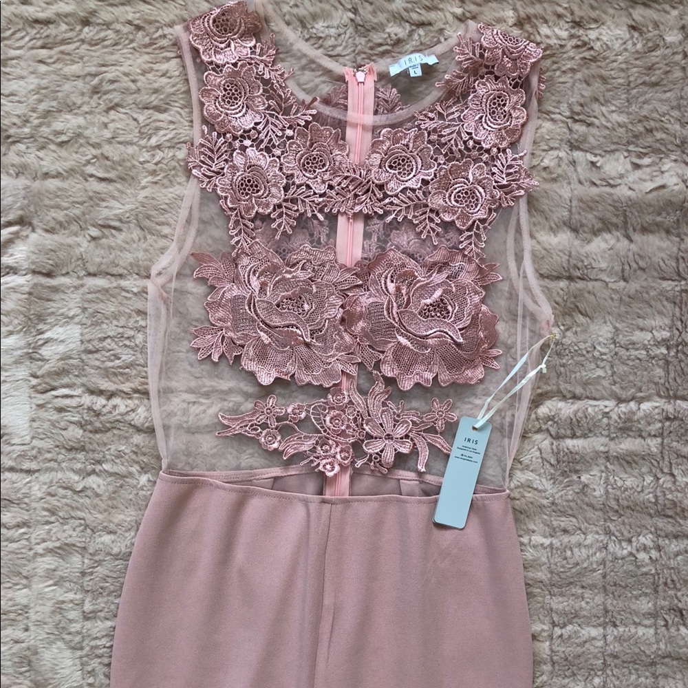 Iris jumpsuit floral top